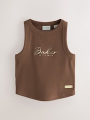Baker by Ted Baker 3 Pack Ribbed Racer Back Vests - 圖片 5/8