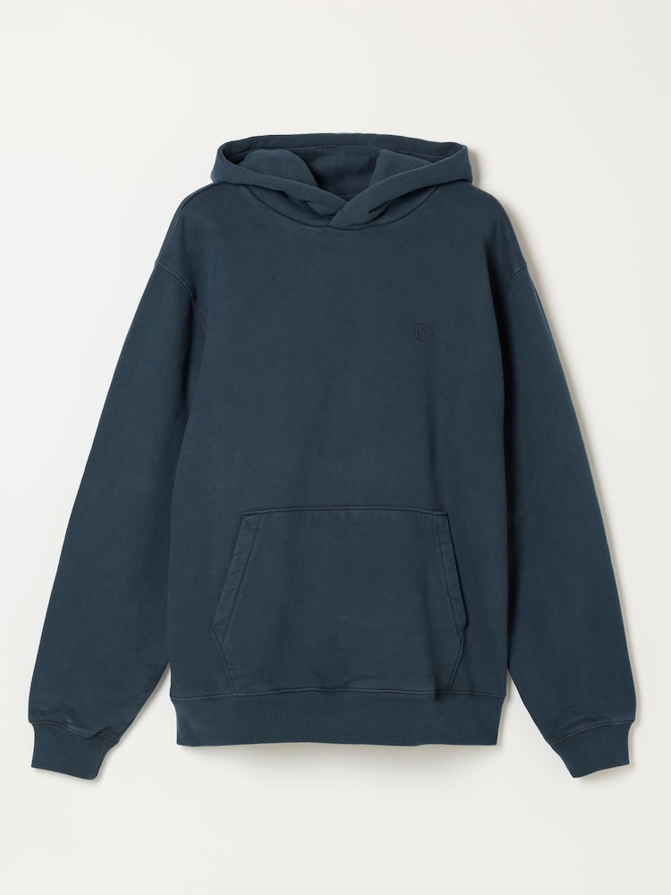 FatFace Hayle Navy Overhead Hoodie - Image 6 of 6 FatFace Hayle Navy Overhead Hoodie - Image 6 of 6