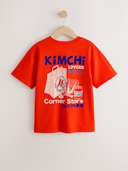 Red Kimchi - Oversize-T-Shirt mit Grafik (3–16 J.) - Bild 5 von 7