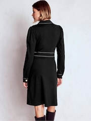 Preto - Vestido de manga comprida Nicolette da Boden - Imagem 3 de 6