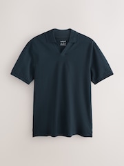 Brown/Navy/White Short Sleeve Pique Polo Shirts 3 Pack - Image 4 of 6