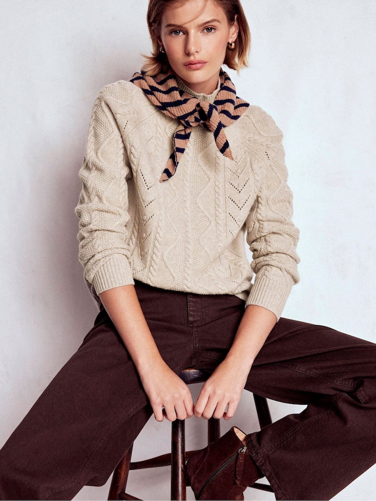 Boden Green Marion Merino High Neck Jumper - Image 1 of 7 Boden Green Marion Merino High Neck Jumper - Image 1 of 7