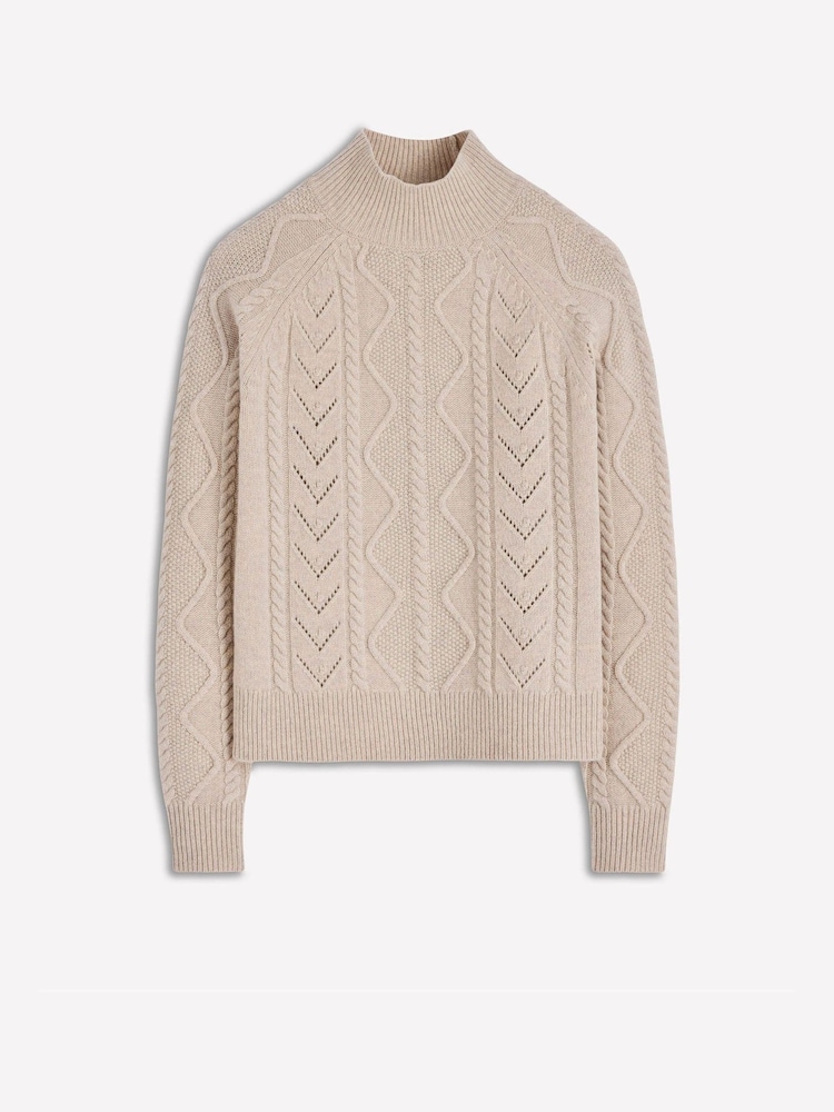 Boden Green Marion Merino High Neck Jumper - Image 7 of 7 Boden Green Marion Merino High Neck Jumper - Image 7 of 7