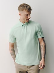 Bliue/Mint Green/Pink - Liso - Pack de 3 polos de punto Motionflex de manga corta - Imagen 4 de 10