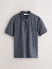 Blue/Grey Textured Jersey Co-ord Set - Image 8 of 13