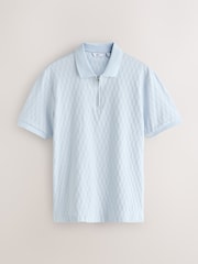Blue/Grey Textured Jersey Co-ord Set - Image 9 of 13