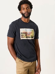FatFace Washed Black Explore More Graphic T-Shirt - Image 5 of 6