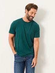 FatFace Lulworth Dark Teal T-Shirt - Image 1 of 6