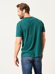 FatFace Lulworth Dark Teal T-Shirt - Image 2 of 6