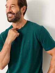 FatFace Lulworth Dark Teal T-Shirt - Image 3 of 6