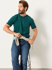 FatFace Lulworth Dark Teal T-Shirt - Image 5 of 6
