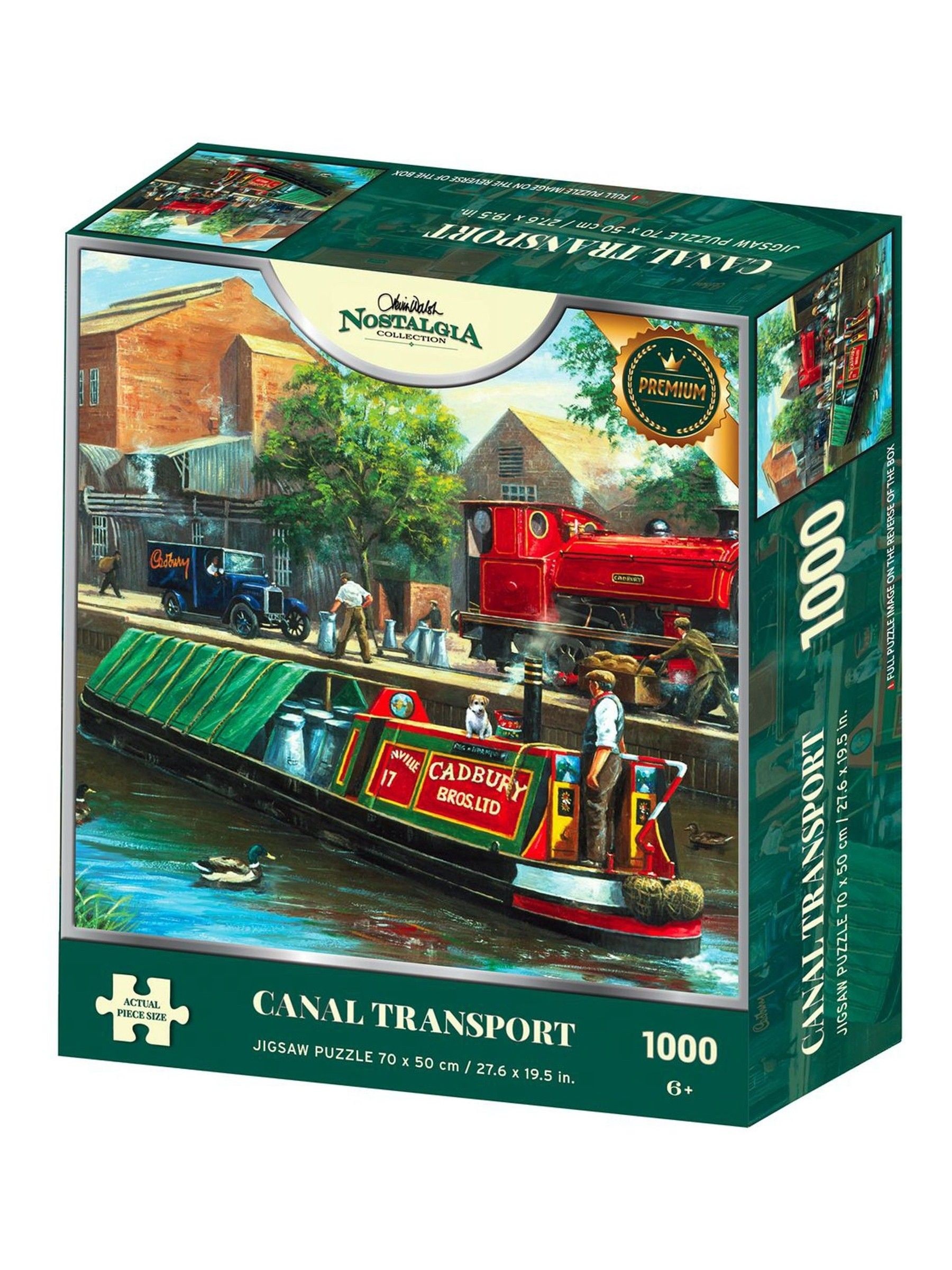Nostalgia Unisex 1000 Piece Jigsaw Puzzles: Collection Canal Transport 1000Pc Jigsaw Puzzle - Image 3