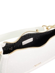 Blanc clair - Dune London Direction Small Smart Scoop Sac épaule - Image 3 de 7