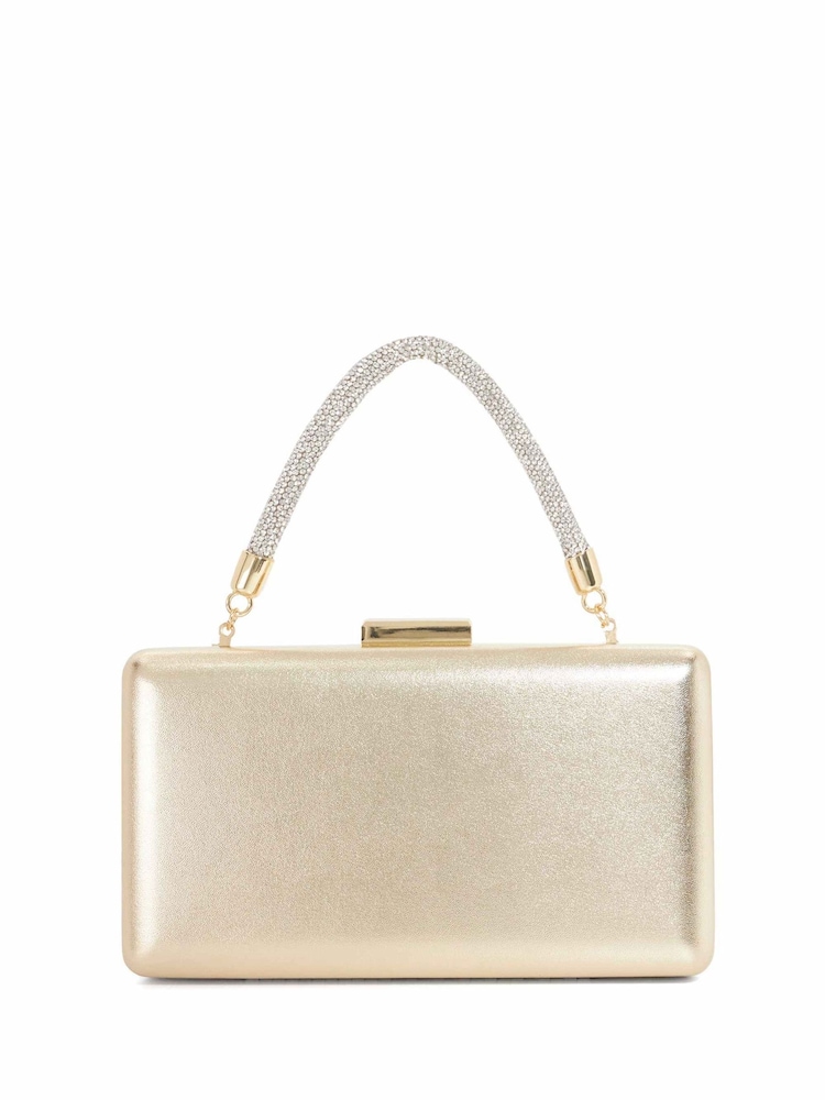 Dune London Gold Beaut Clutch Bag - Image 2 of 4 Dune London Gold Beaut Clutch Bag - Image 2 of 4