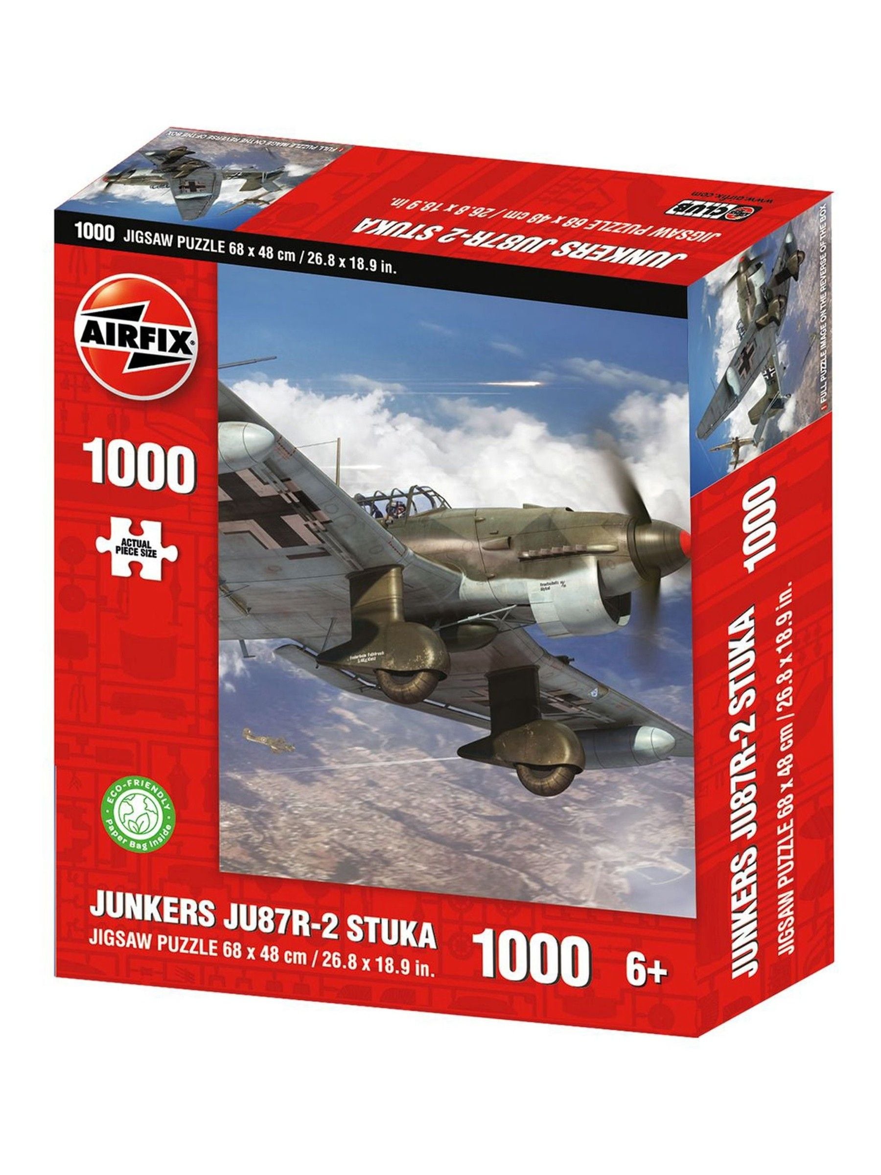 Kidikraft Unisex Airfix Junkers Ju87r-2 Stuka 1000 Piece Jigsaw Puzzle - Image 1