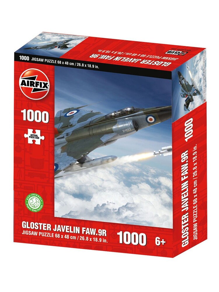 Kidikraft Airfix Gloster Javelin FAW.9R 1000 Piece Jigsaw Puzzle - Image 1 of 2 Kidikraft Airfix Gloster Javelin FAW.9R 1000 Piece Jigsaw Puzzle - Image 1 of 2