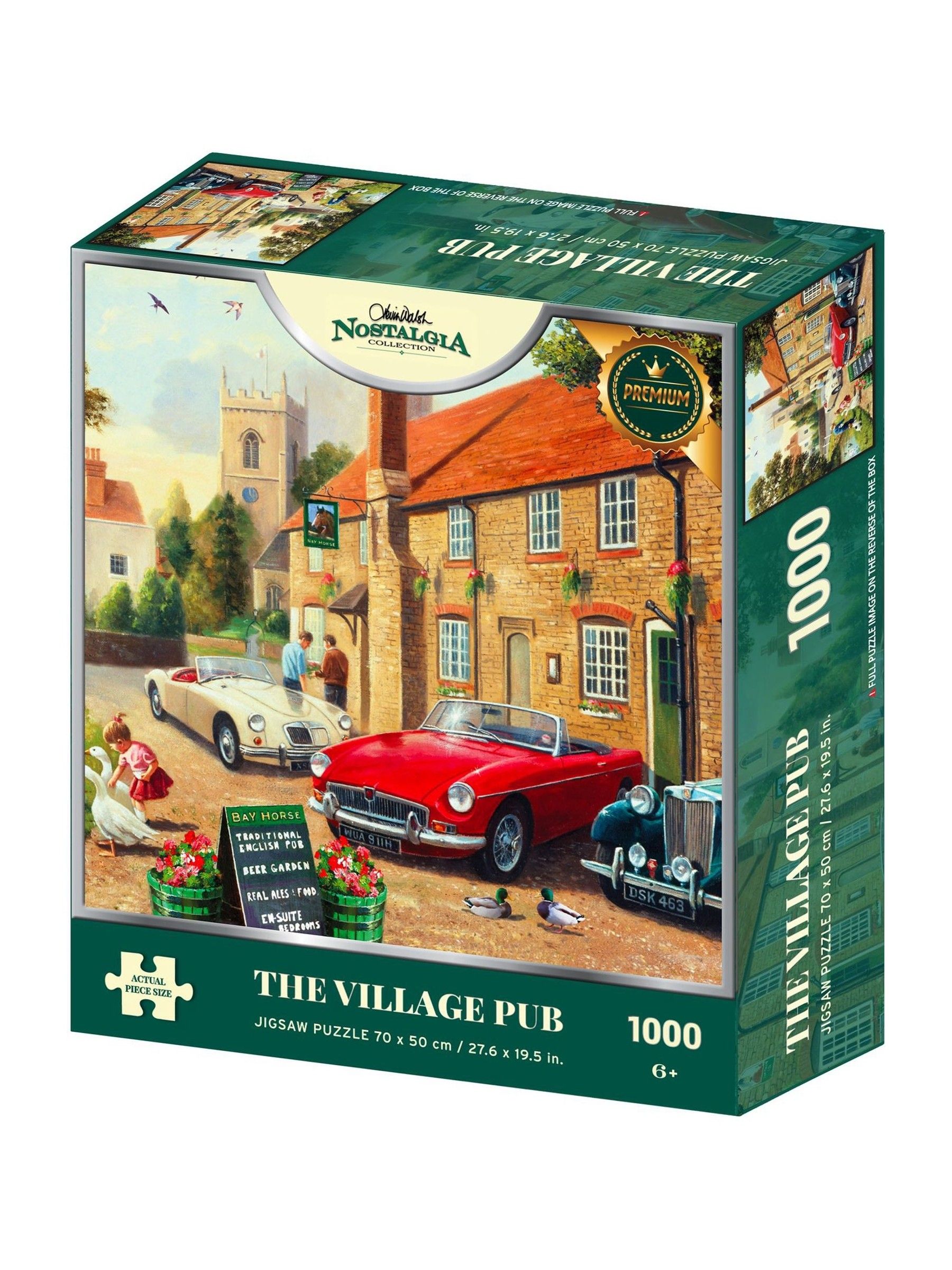 Nostalgia Unisex 1000 Piece Jigsaw Puzzles: Collection The Village Pub 1000Pc Jigsaw Puzzle - Image 3