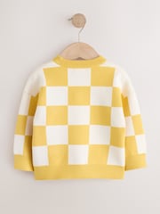 Yellow Popcorn Knitted Crew Neck Jumper (3mths-7yrs) - Image 2 of 5