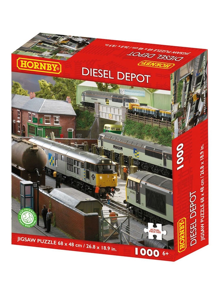 Kidikraft Hornby Diesel Depot 1000 Piece Jigsaw Puzzle - Image 1 of 2