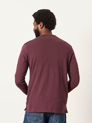 Morado ciruela - FatFace Long Sleeve Woodside T-Shirt - Imagen 2 de 6