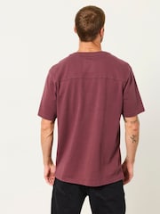 FatFace Alton Dusky Purple Short Sleeve T-Shirt - Image 2 of 6