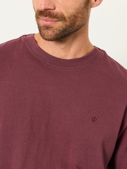 FatFace Alton Dusky Purple Short Sleeve T-Shirt - Image 3 of 6