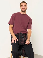 FatFace Alton Dusky Purple Short Sleeve T-Shirt - Image 5 of 6