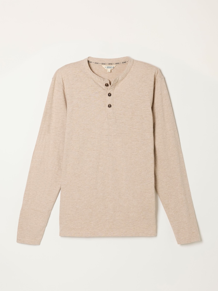 Oatmeal - FatFace Long Sleeve Woodside T-Shirt - Imagen 6 de 6