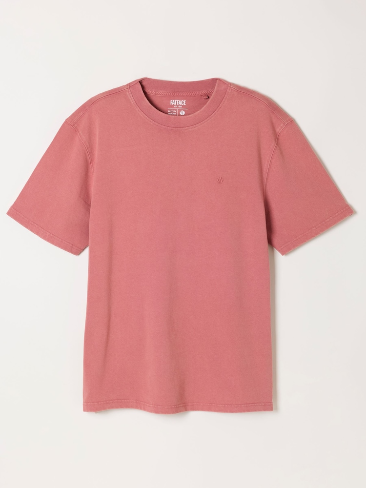 FatFace Alton Pink Short Sleeve T-Shirt - Image 6 of 6