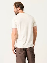 FatFace Natural Bookshelf Graphic Tshirt - Image 2 of 6