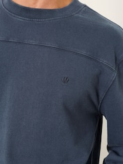 FatFace French Navy Long Sleeve Alton T-Shirt - Image 3 of 6