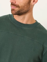 FatFace Dark Green Long Sleeve Alton T-Shirt - Image 3 of 5