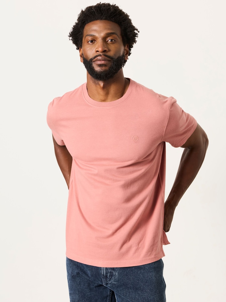 FatFace Lulworth Rose Pink T-Shirt - Image 1 of 6 FatFace Lulworth Rose Pink T-Shirt - Image 1 of 6