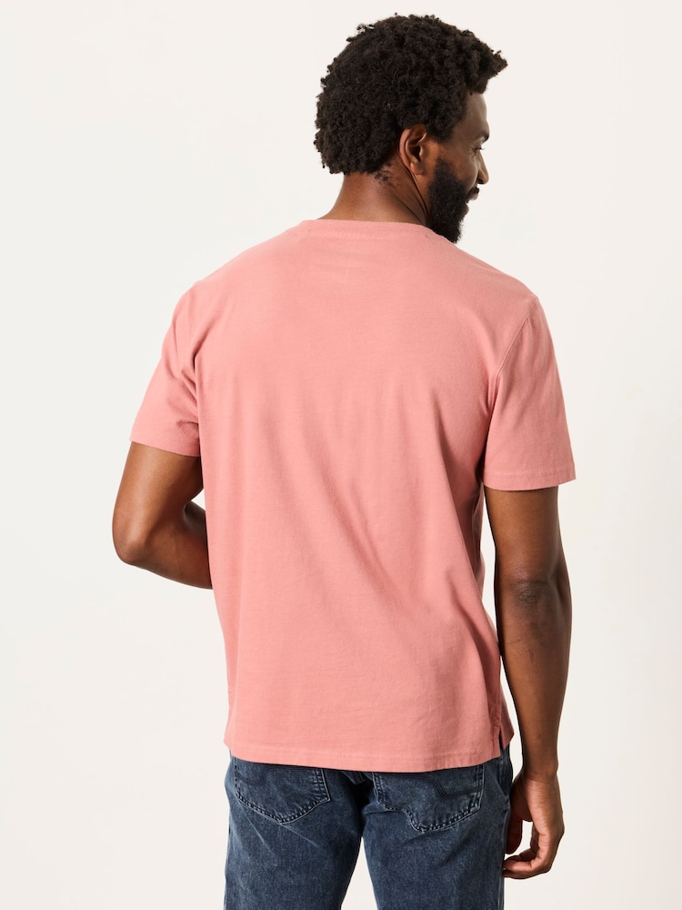 FatFace Lulworth Rose Pink T-Shirt - Image 2 of 6 FatFace Lulworth Rose Pink T-Shirt - Image 2 of 6