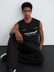 McLaren Racing Logo-Print Mesh Vest - صورة 1 من 7