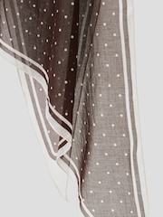 Reiss Sariah Polka-Dot Beach Cover-Up Sarong - 5的图像4｝