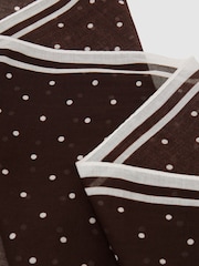 Reiss Sariah Polka-Dot Beach Cover-Up Sarong - 5的图像5｝