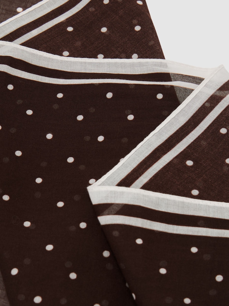 Reiss Sariah Polka-Dot Beach Cover-Up Sarong - 5的图像5｝