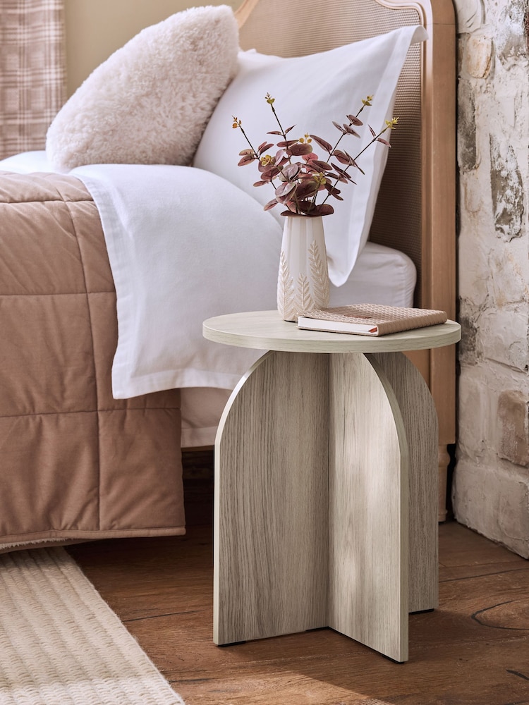 Light Natural Langton Oak Effect Langton Side Table - Image 1 of 5