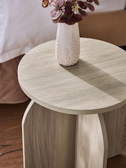 Light Natural Langton Oak Effect Langton Side Table - Image 2 of 5