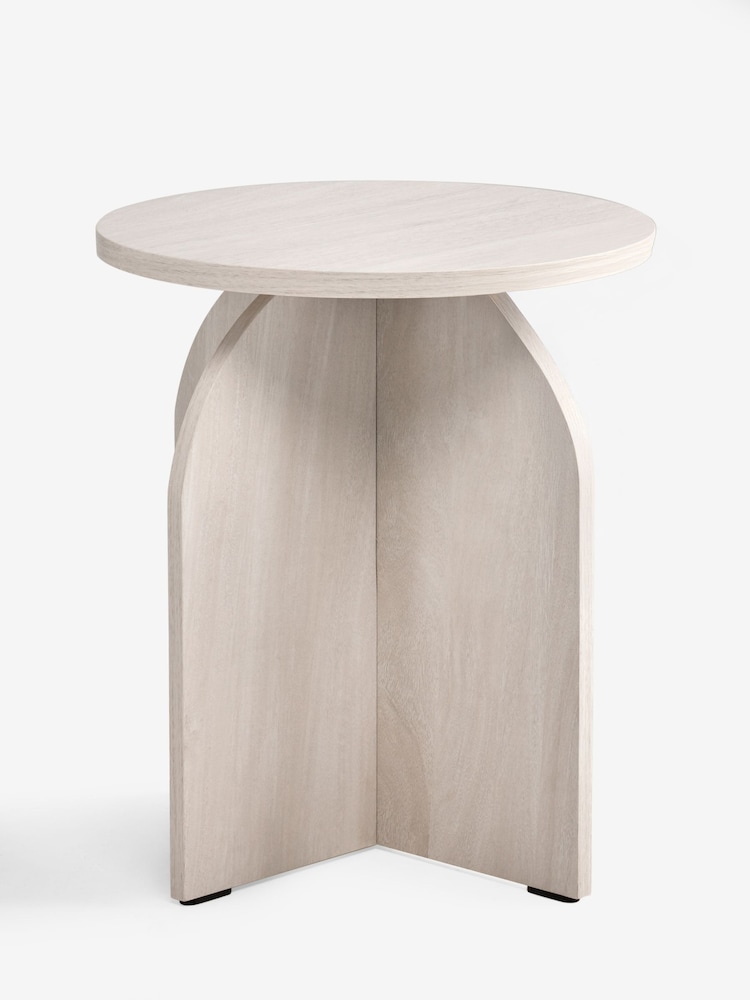 Light Natural Evie Oak Effect Side Table - Image 2 of 2