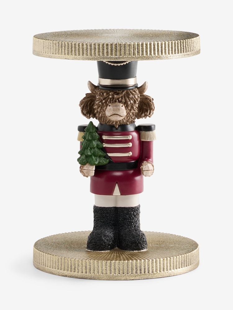 Gold Hamish Nutcracker Resin Side Table - Image 4 of 4 Gold Hamish Nutcracker Resin Side Table - Image 4 of 4