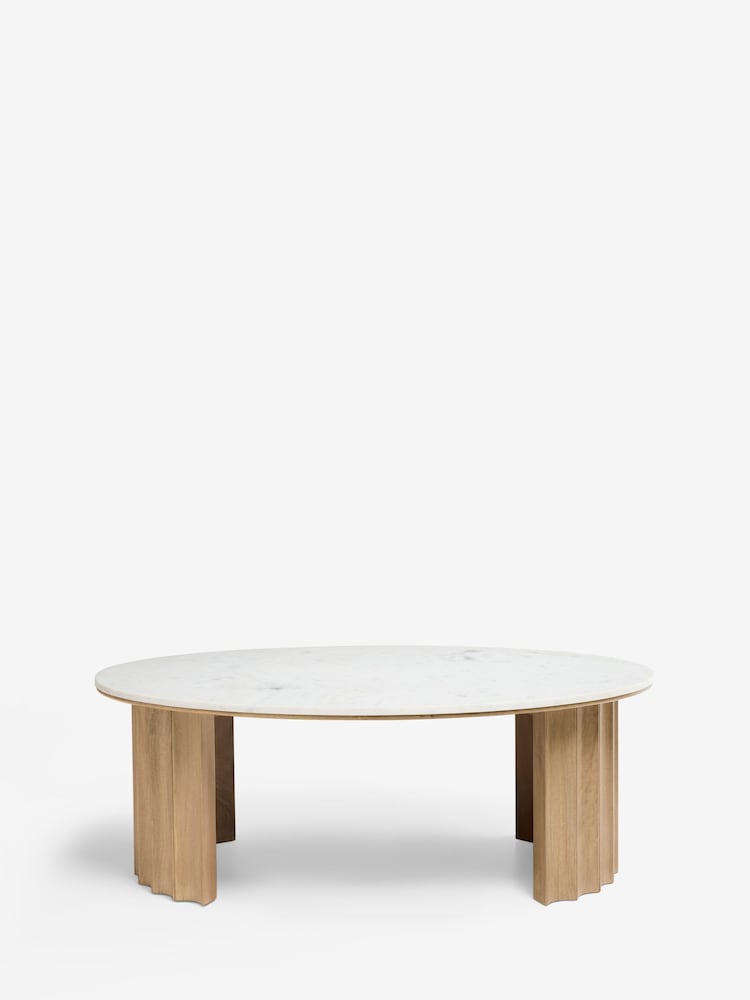 Mid Natural Santa Fe Mango Wood Coffee Table - Image 1 of 4