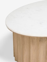 Mid Natural Santa Fe Mango Wood Coffee Table - Image 2 of 4