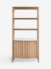 Mid Natural Santa Fe Mango Wood Shelf - Image 1 of 6