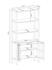 Mid Natural Santa Fe Mango Wood Shelf - Image 3 of 6