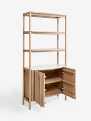 Mid Natural Santa Fe Mango Wood Shelf - Image 5 of 6