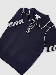 Reiss Navy Whorlton Polo Shirt - Image 3 of 3