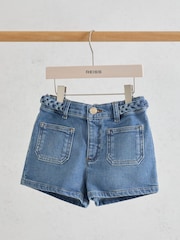 Reiss Denim Blue Ariel 13-14 yrs Shorts - Image 2 of 3