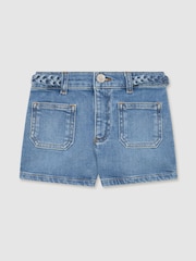 Reiss Denim Blue Ariel 13-14 yrs Shorts - Image 3 of 3